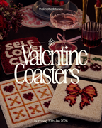 Valentine’s coasters ( box of 5)