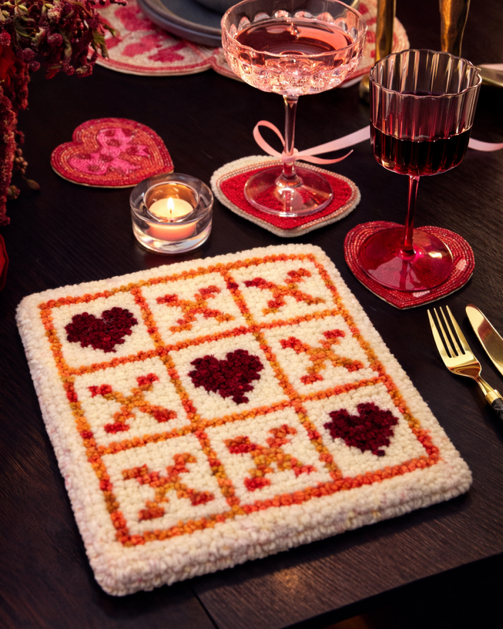 Valentine’s coasters ( box of 5)