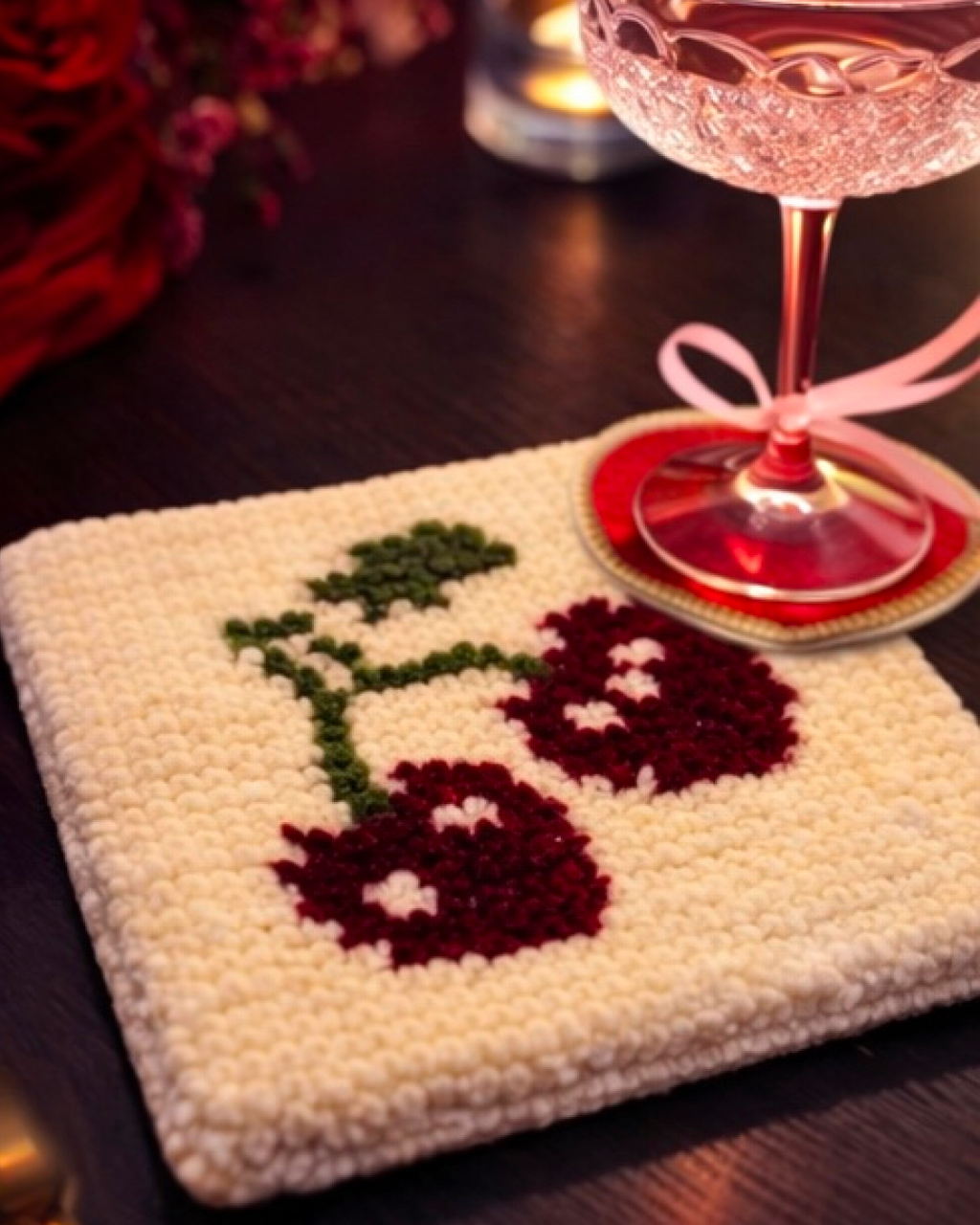 Valentine’s coasters ( box of 5)