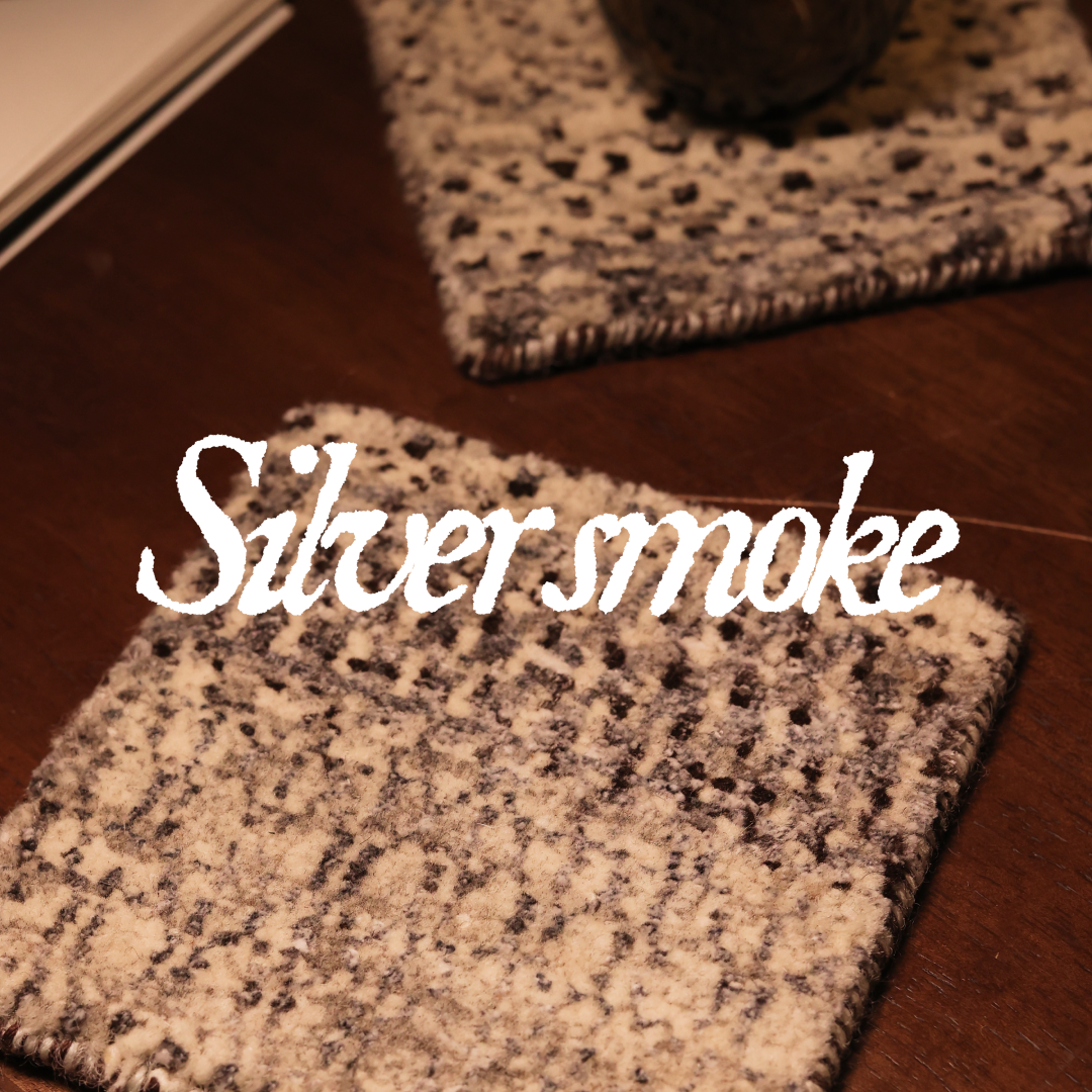 Silver smoke Carpet Coaster