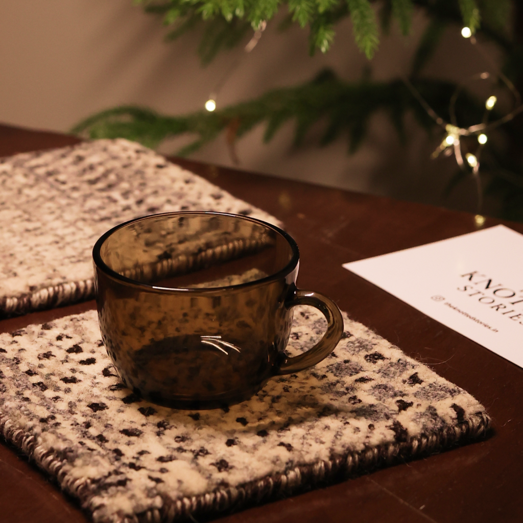 Silver smoke Carpet Coaster